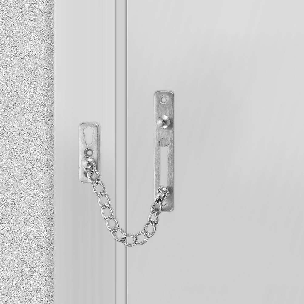 2개입 스테인리스 스틸 도어 체인 잠금장치, 견고한 안 - Security Chain Door 리뷰 및 가격