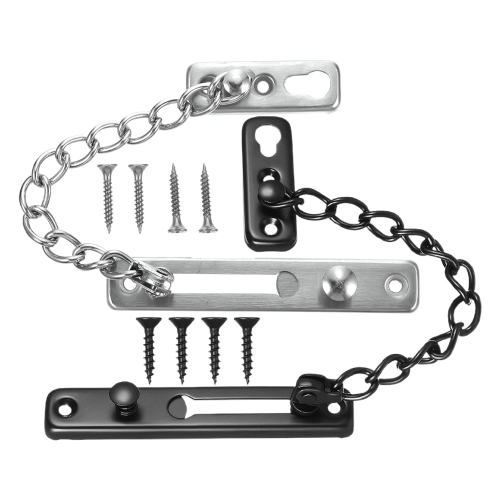 2개입 스테인리스 스틸 도어 체인 잠금장치, 견고한 안 - Security Chain Door 리뷰 및 가격