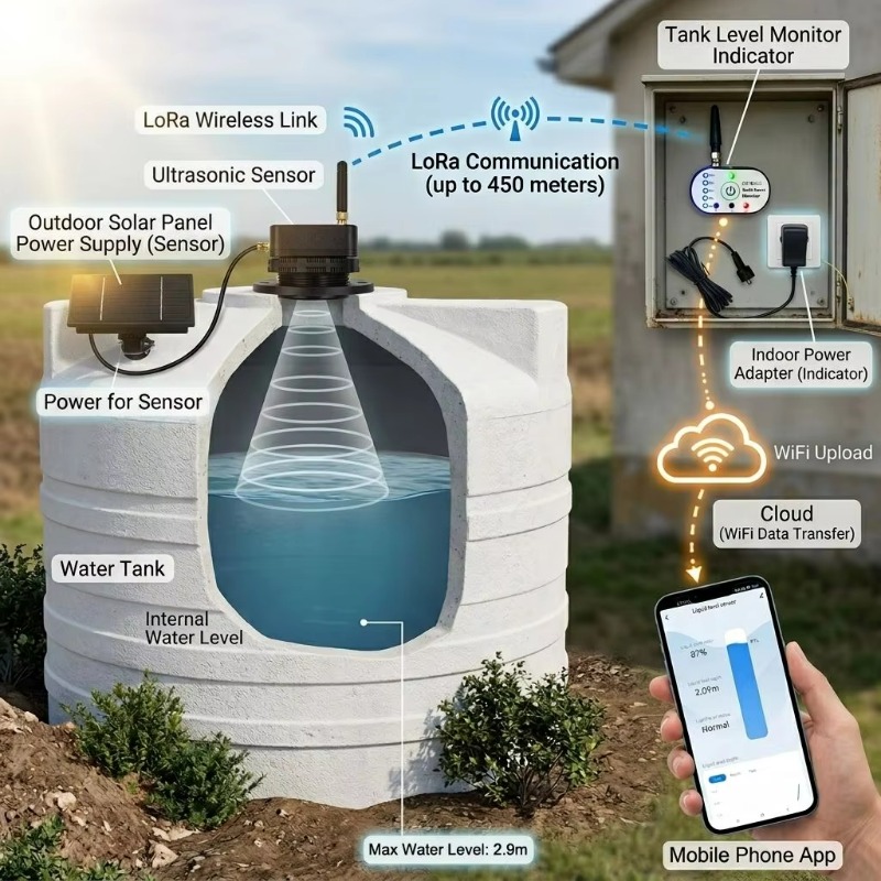 TLC2502P-S 투야 스마트 라이프 초음파 레벨 트 - Water Alarm Sensor 리뷰 및 가격