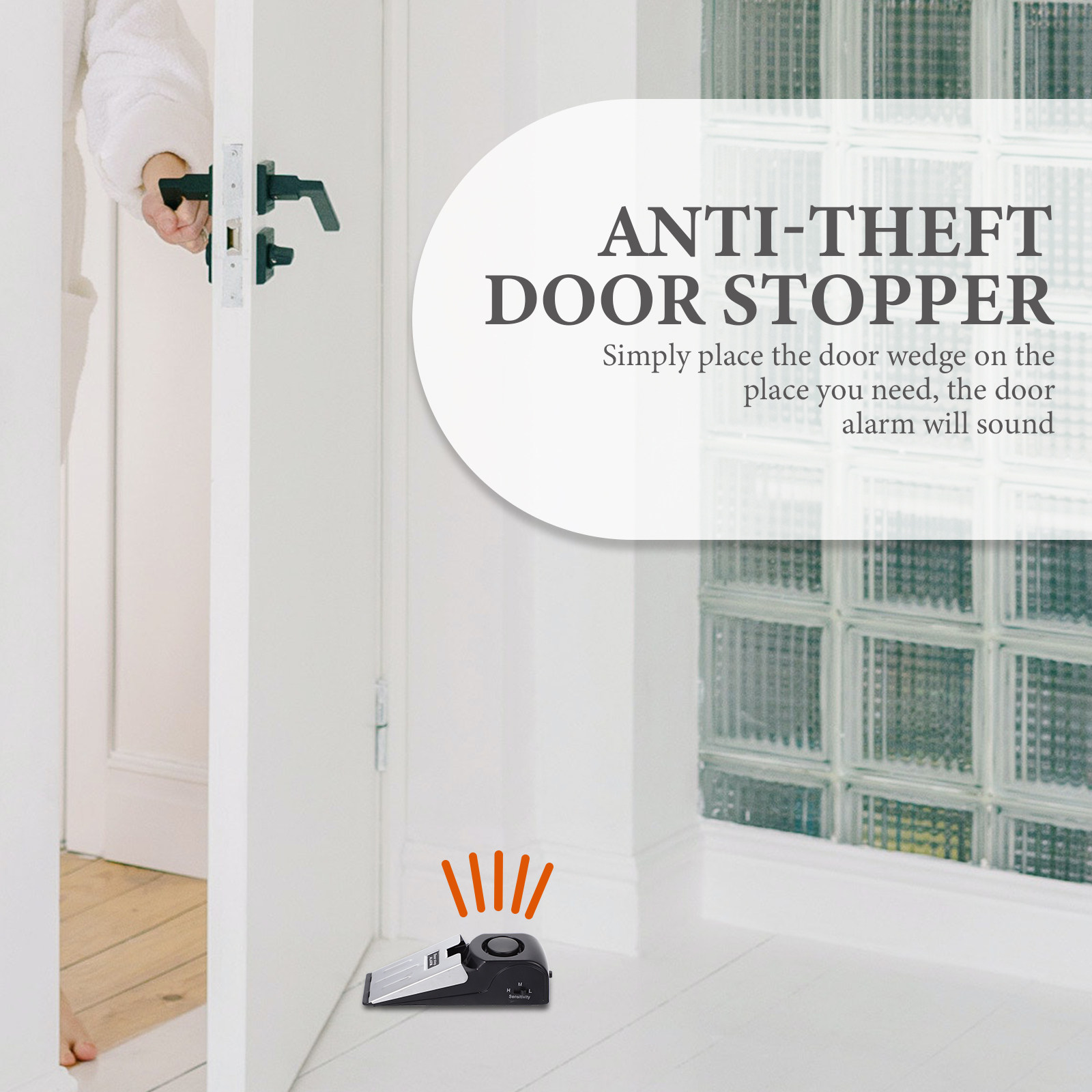 프레스형 안전 알람 도어 스토퍼, 할로윈 크리스마스 새 - Door Stop Alarm 리뷰 및 가격