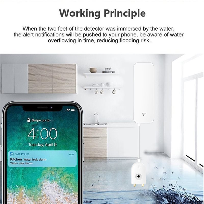 SYW-투야(Tuya) Wi-Fi 기반 누수 감지 알람 - Water Alarm Sensor 리뷰 및 가격