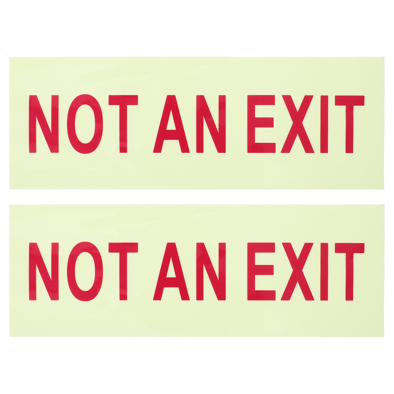 2개입 야간 발광 ‘출구 아님’ 문 표지판, 쇼핑몰 및 - Emergency Exit Sign 리뷰 및 가격