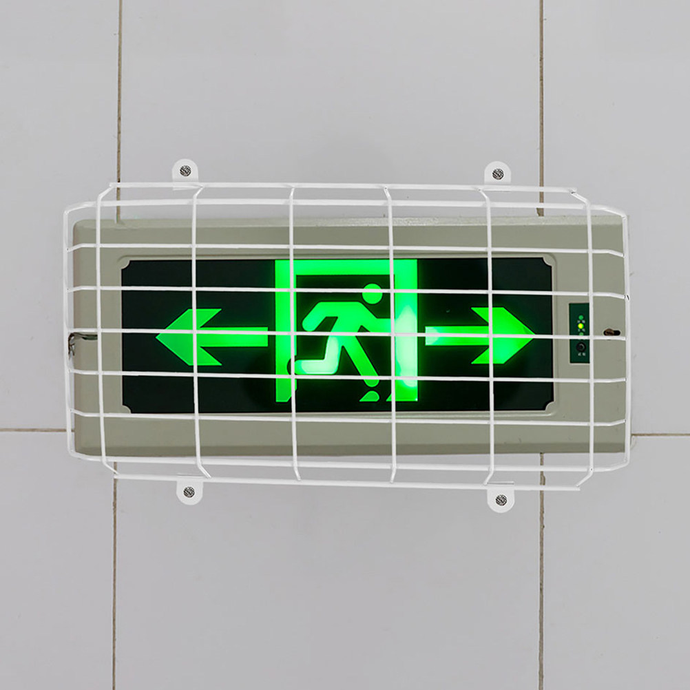 2개입, 비상구 표시등 보호 덮개, 견고한 금속 재질, - Emergency Exit Sign 리뷰 및 가격