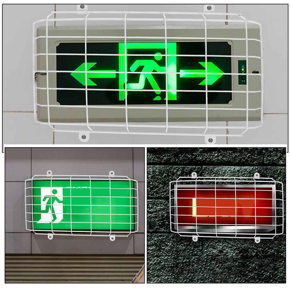 2개입, 비상구 표시등 보호 덮개, 견고한 금속 재질, - Emergency Exit Sign 리뷰 및 가격