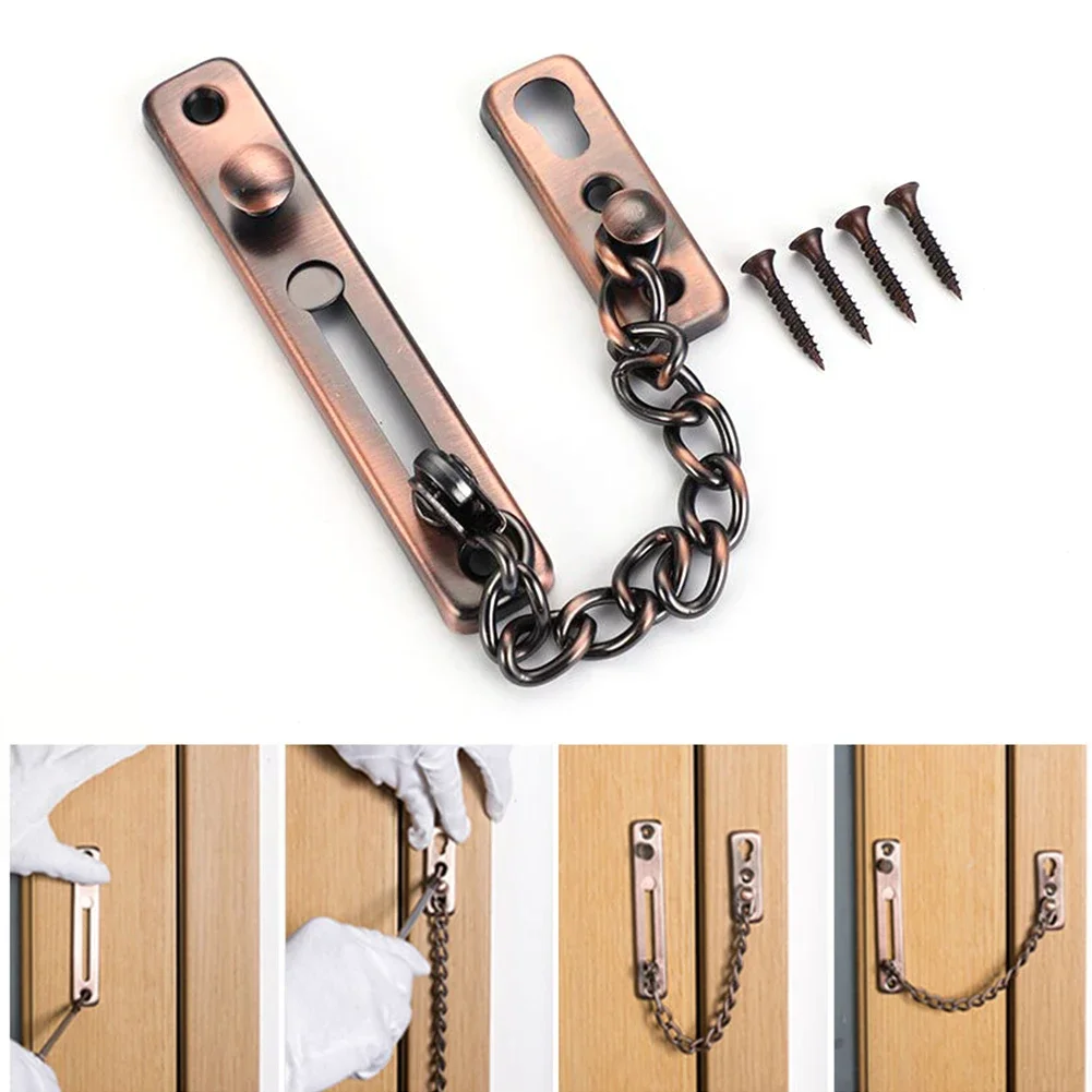 문짝 체인 문짝 잠금 볼트 체인, 어린이 안전 보안,  - Security Chain Door 리뷰 및 가격
